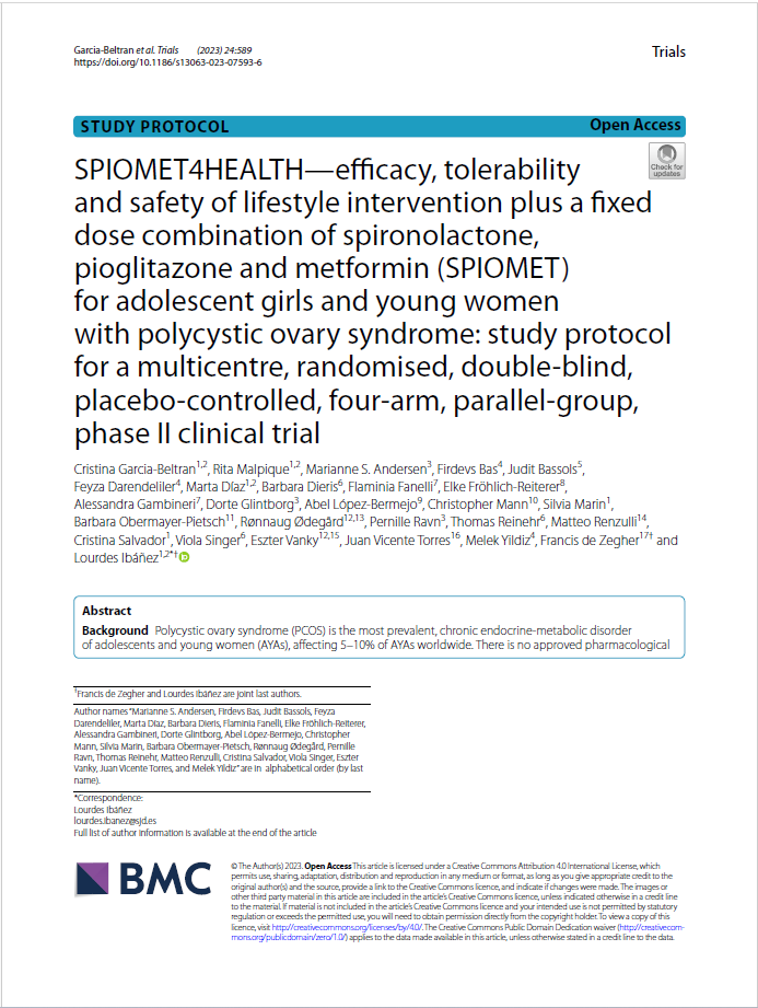 SPIOMET4HEALTH clinical trial whitepaper